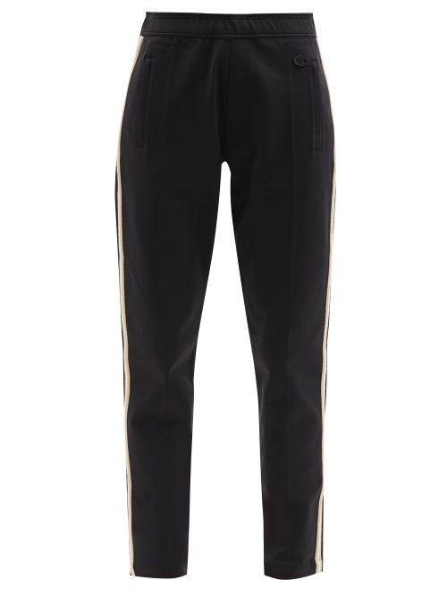Nili Lotan X Champion - Striped Jersey Track Pants - Womens - Black