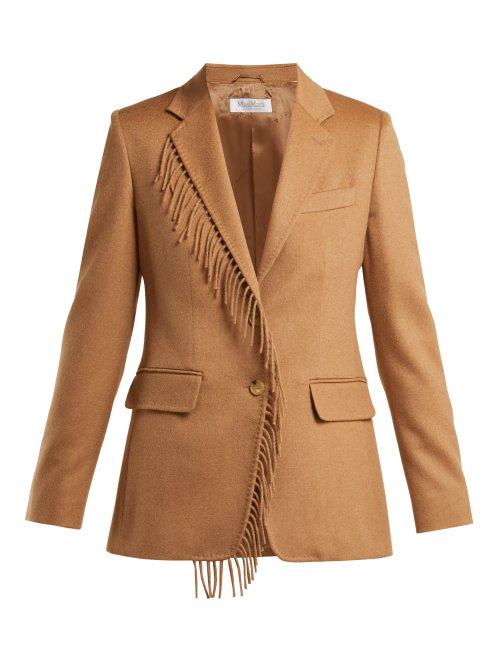 Matchesfashion.com Max Mara - Cogne Blazer - Womens - Camel