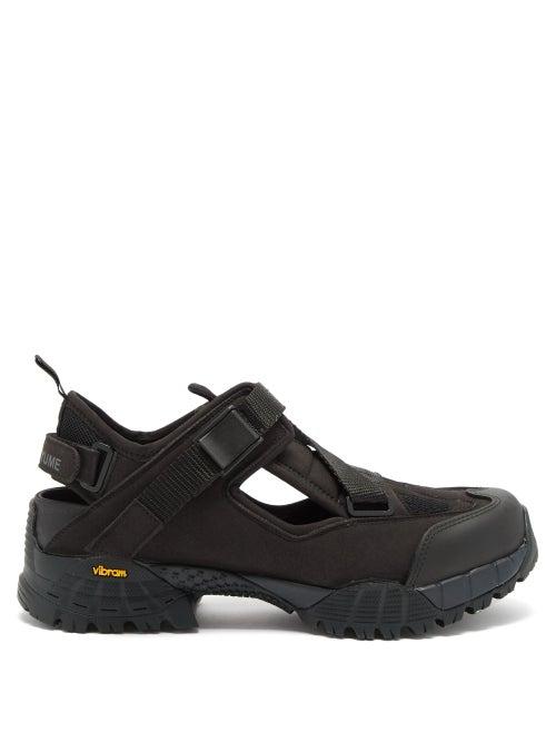 Yume Yume - Hiking Buckled Faux-suede Sandals - Womens - Black