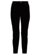 Matchesfashion.com Miu Miu - Corduroy Skinny Jeans - Womens - Black