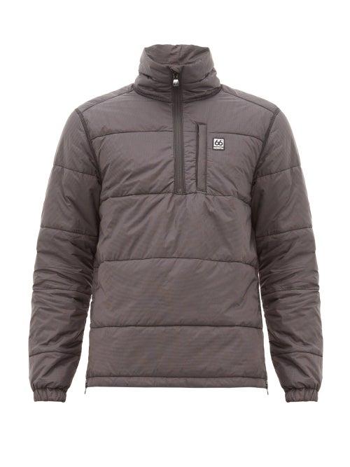 Matchesfashion.com 66north - Holar High Neck Quilted Anorak - Mens - Black