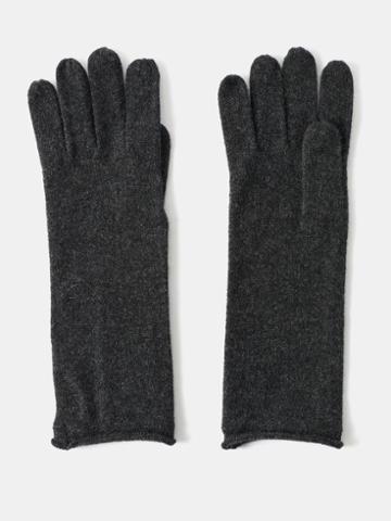 Extreme Cashmere - No.215 Sensa Stretch-cashmere Gloves - Womens - Dark Grey