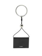 Matchesfashion.com Jil Sander - Ring And Sphere Leather Wristlet Wallet - Womens - Black