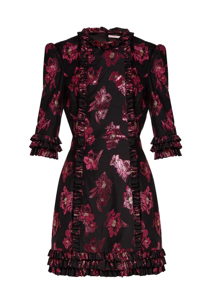The Vampire's Wife Cate Floral Fil Coup Mini Dress
