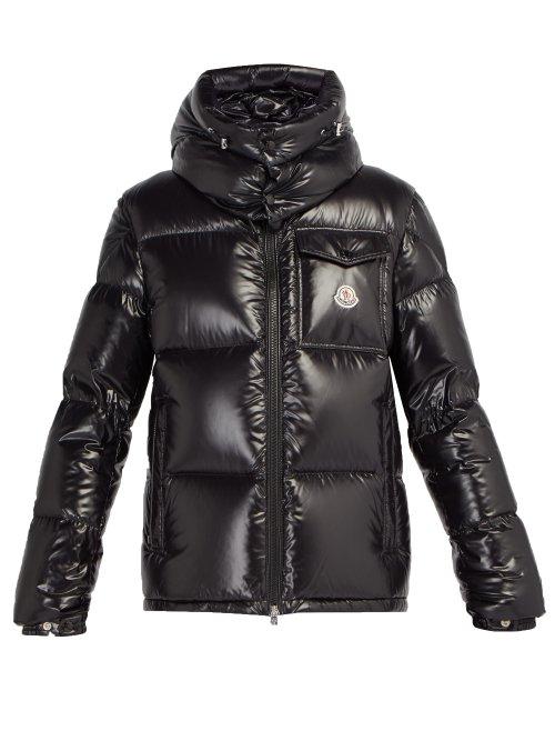 Matchesfashion.com Moncler - Montbeliard Hooded Quilted Down Jacket - Mens - Black