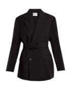 Toga Double-breasted Wool-twill Jacket