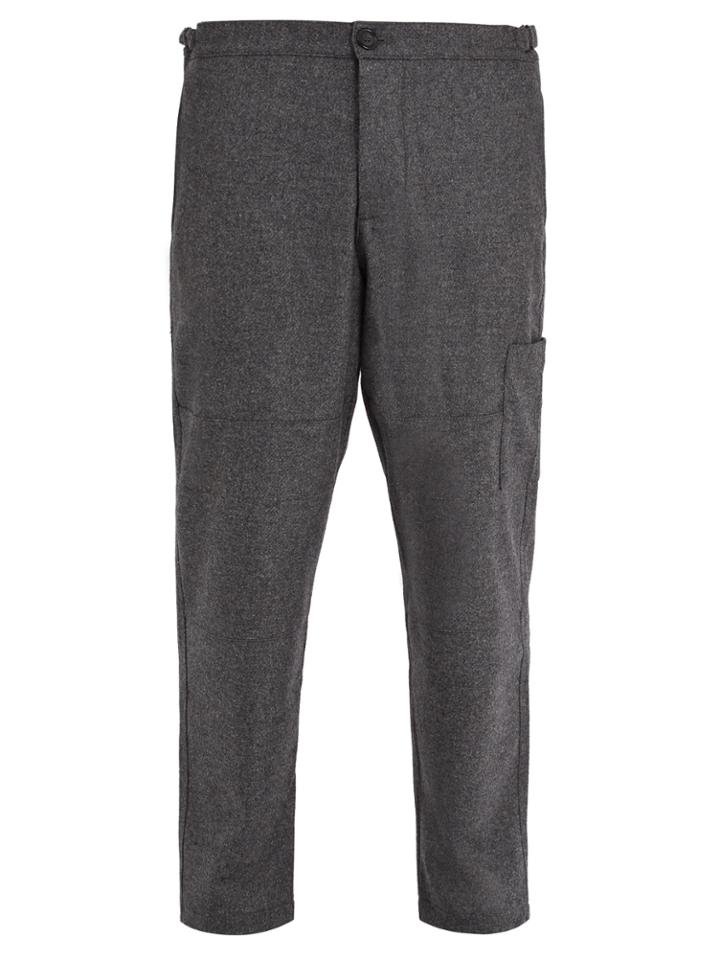 Oliver Spencer Judo Tapered-leg Cropped Wool Trousers