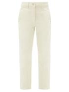 Matchesfashion.com Lemaire - High-rise Cropped Jeans - Womens - Ivory