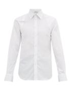 Matchesfashion.com Alexander Mcqueen - Harness Cotton Poplin Shirt - Mens - White