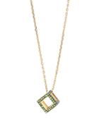 Noor Fares Sapphire, Tsavorite & Yellow-gold Necklace