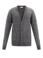 Matchesfashion.com Officine Gnrale - Buttoned V-neck Cardigan - Mens - Grey