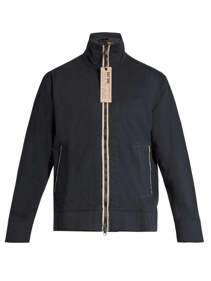 Adidas Day One Contrast-trim Water-resistant Jacket