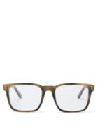 Matchesfashion.com Celine Eyewear - Square Tortoiseshell Acetate Glasses - Mens - Green