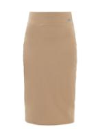 Max Mara Leisure - Bleu Midi Skirt - Womens - Beige