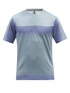 Mens Activewear Soar - Hot Weather Technical-mesh Running T-shirt - Mens - Blue