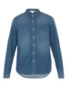 Matchesfashion.com Frame - Single Pocket Denim Shirt - Mens - Blue