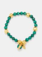 Sylvia Toledano - Mantra Malachite Beaded Bracelet - Womens - Green Multi