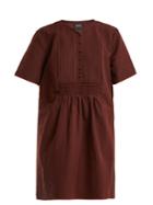 A.p.c. Christie Smocked Linen And Cotton-blend Dress