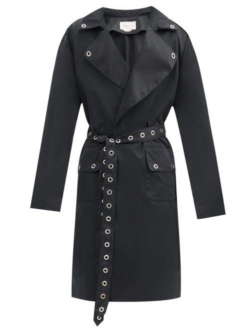 Matchesfashion.com Ludovic De Saint Sernin - Eyelet-embellished Trench Coat - Mens - Black