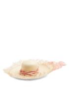 Matchesfashion.com Fil Hats - Bali Buntal Wide Brimmed Straw Hat - Womens - Pink