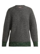 No. 21 Sequin-embellished Wool-blend Sweater