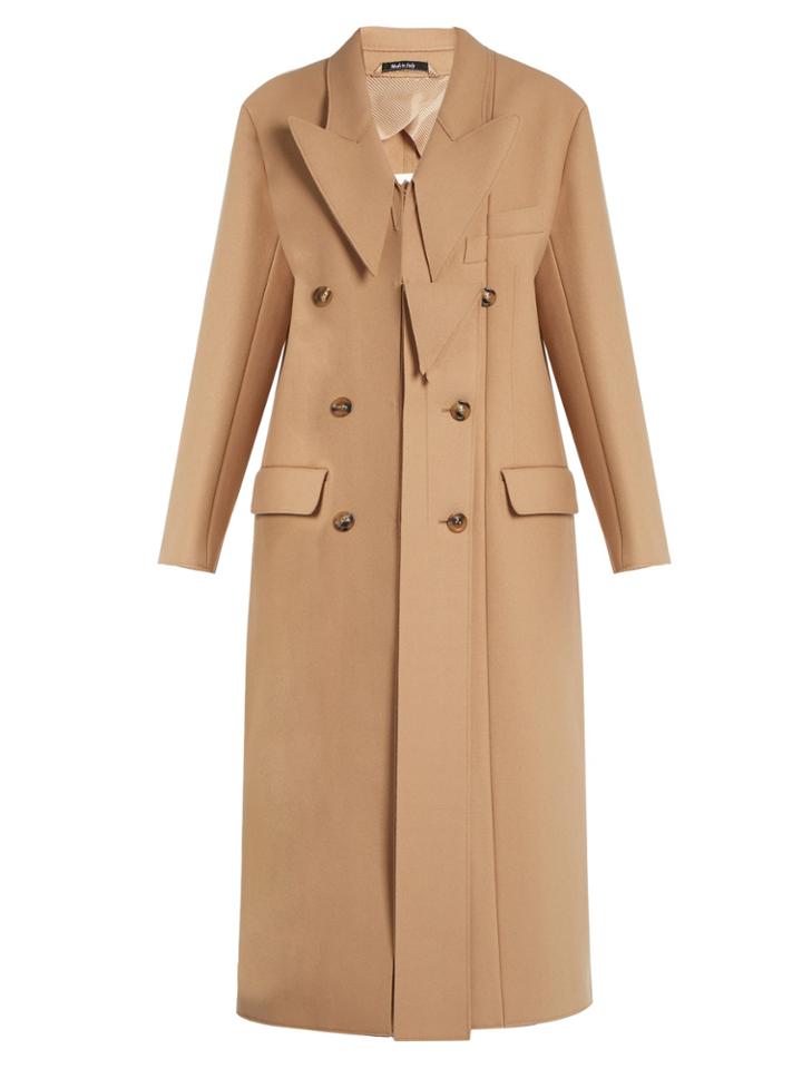 Maison Margiela Deconstructed Wool-blend Coat