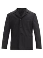 Matchesfashion.com Caruso - Patch-pocket Wool-blend Jacket - Mens - Black