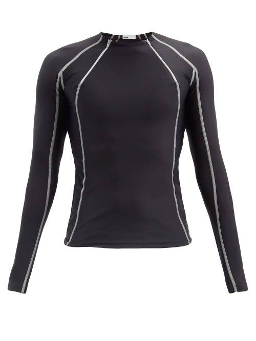 Matchesfashion.com Gmbh - Ande Recycled-jersey Long-sleeved T-shirt - Mens - Black