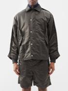Sacai - Flared-sleeve Nylon Twill Jacket - Mens - Dark Khaki