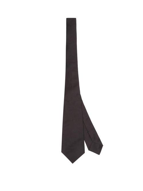 Matchesfashion.com Dolce & Gabbana - Silk-satin Tie - Womens - Black