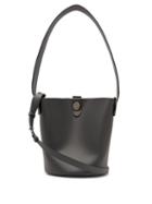 Matchesfashion.com Sophie Hulme - Swing Leather Bucket Bag - Womens - Grey