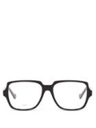 Matchesfashion.com Loewe - Filipa Square Acetate Glasses - Womens - Black