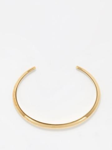 Lizzie Mandler - Crescent 18kt Gold Cuff - Mens - Gold