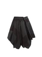 Matchesfashion.com Issey Miyake Men - Two-tone Draped Twill Shorts - Mens - Black