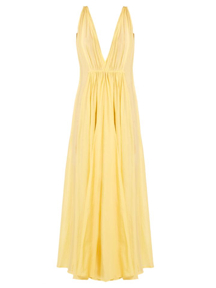 Kalita Clemence Cotton And Silk-blend Maxi Dress