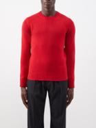 Alexander Mcqueen - Crew-neck Cashmere Sweater - Mens - Red