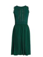 Elie Saab Lace-insert Sleeveless Dress