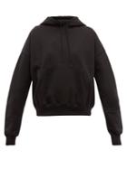 Matchesfashion.com Wardrobe. Nyc - Cotton Jersey Hooded Sweatshirt - Womens - Black