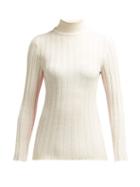 Matchesfashion.com Marni - Contrast Panel Wool Sweater - Womens - Ivory Multi