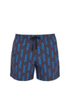 Dan Ward Maze-print Swim Shorts