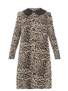 Matchesfashion.com Batsheva - Leopard Print Cotton Velvet Swing Coat - Womens - Leopard