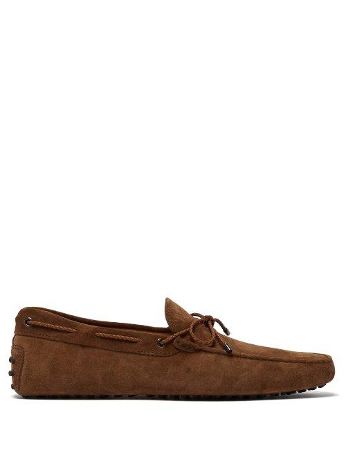 Matchesfashion.com Tod's - Gommino Suede Driving Loafers - Mens - Tan