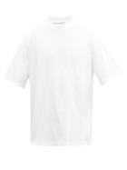 Matchesfashion.com Y/project - Cutout-back Oversized Organic-cotton T-shirt - Mens - White
