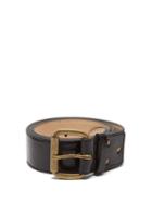 Matchesfashion.com Acne Studios - Atticus Crackled-leather Belt - Womens - Black