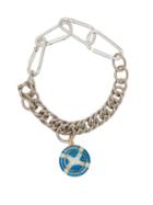 Matchesfashion.com Chopova Lowena - Bonnie Scotland Curb Chain Necklace - Womens - Silver