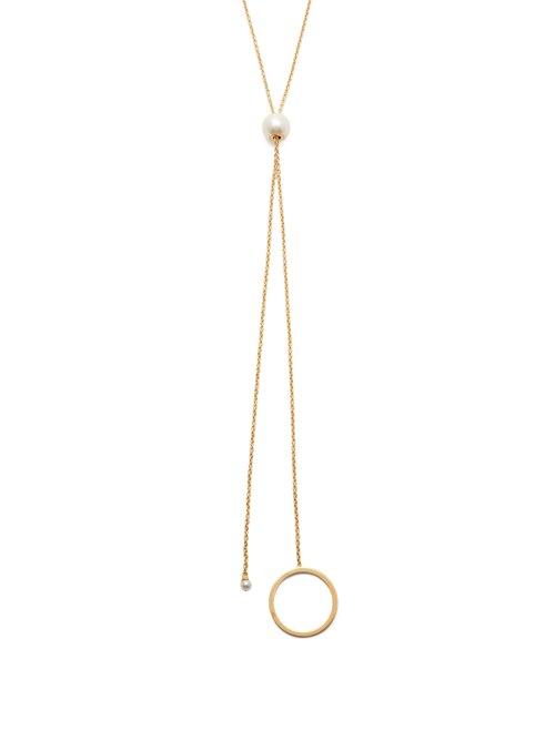 Matchesfashion.com Delfina Delettrez - Bubble Pearl & 18kt Gold Necklace - Womens - Gold