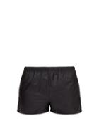 Matchesfashion.com Prada - Elasticated Waist Nylon Swim Shorts - Mens - Dark Grey