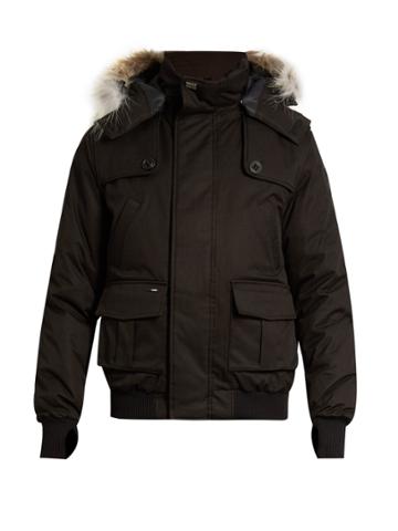 Nobis The Cartel Fur-trimmed Bomber Jacket