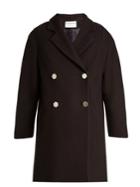 Osman Estella Double-breasted Wool-blend Coat