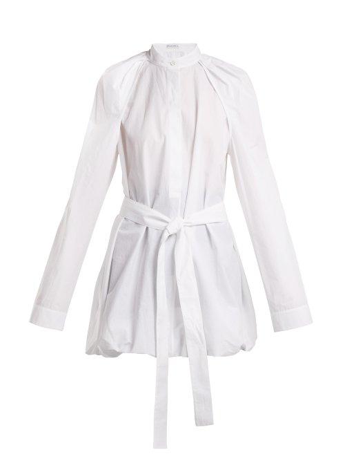 Matchesfashion.com Jw Anderson - Deconstructed Cotton Shirt - Womens - White